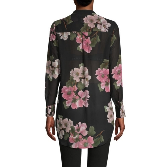 NANETTE NANETTE LEPORE Floral-Print Long-Sleeve Shirt - Picture 3 of 10